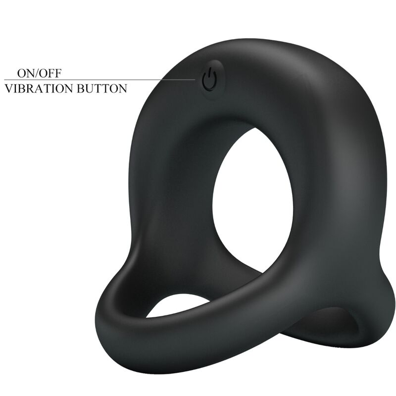 PRETTY LOVE - ELLIOTT BLACK VIBRATOR RING - Toys "n" Us