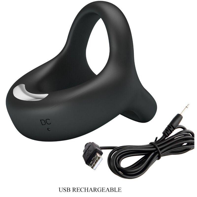 PRETTY LOVE - ELLIOTT BLACK VIBRATOR RING - Toys "n" Us