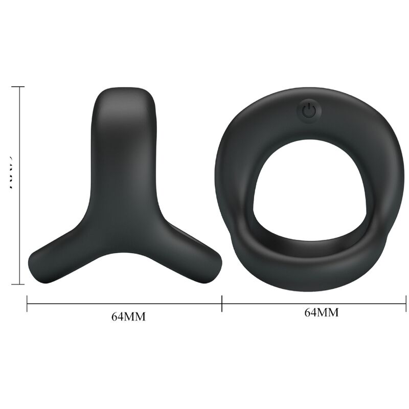 PRETTY LOVE - ELLIOTT BLACK VIBRATOR RING - Toys "n" Us