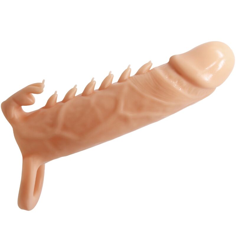 PRETTY LOVE - EMMIT PENIS SLEEVE + CLITORIS STIMULATOR FLESH - Toys "n" Us