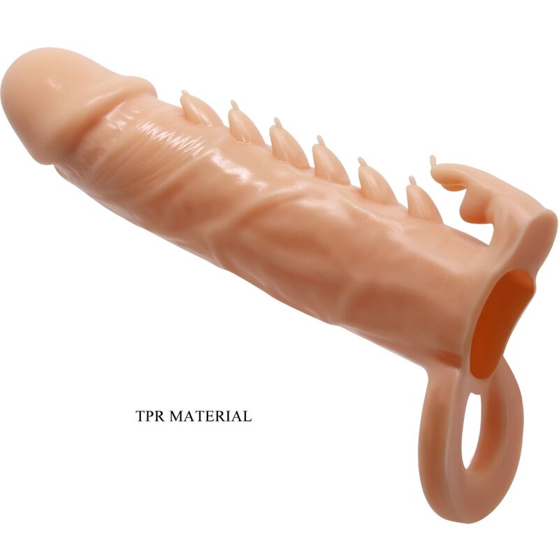 PRETTY LOVE - EMMIT PENIS SLEEVE + CLITORIS STIMULATOR FLESH - Toys "n" Us