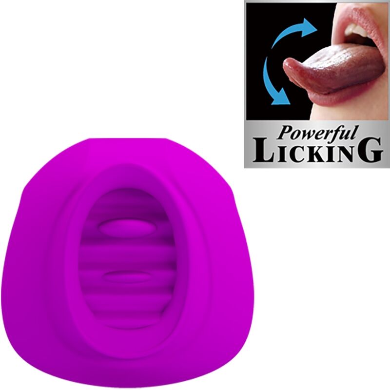 PRETTY LOVE - ESTELLE TONGUE CLITORIS STIMULATOR 12 VIBRATIONS PURPLE - Toys "n" Us