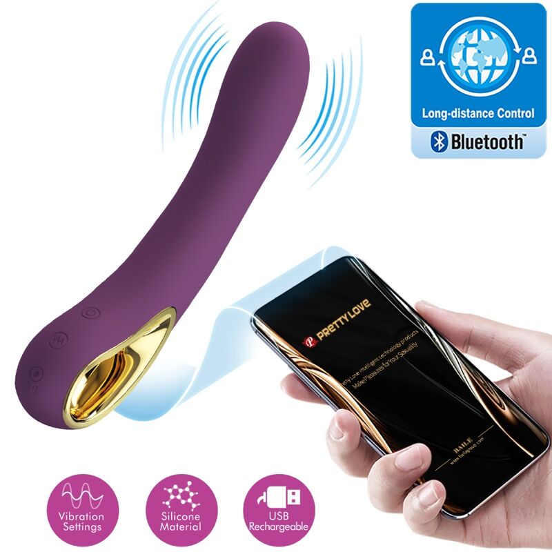 PRETTY LOVE - ETHAN RECHARGEABLE VIBRATOR LILA - Toys "n" Us