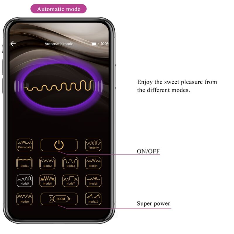 PRETTY LOVE - ETHAN RECHARGEABLE VIBRATOR LILA - Toys "n" Us
