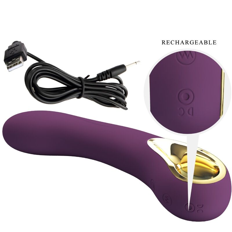 PRETTY LOVE - ETHAN RECHARGEABLE VIBRATOR LILA - Toys "n" Us