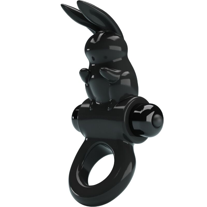 PRETTY LOVE - EXCITING RING RABBIT VIBRATOR RING 10 VIBRATIONS BLACK - Toys "n" Us