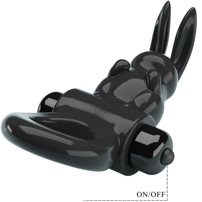 PRETTY LOVE - EXCITING RING RABBIT VIBRATOR RING 10 VIBRATIONS BLACK - Toys "n" Us