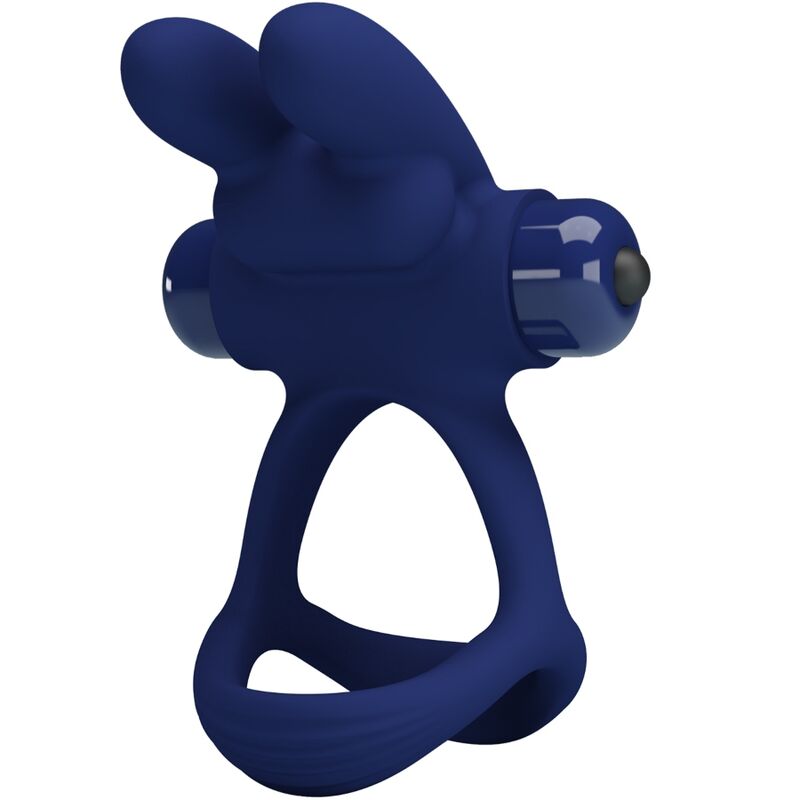 PRETTY LOVE - FRANCISCO DOUBLE VIBRATING RING RABBIT BLUE - Toys "n" Us