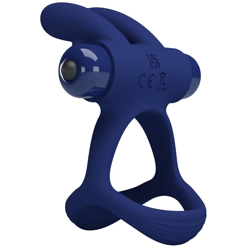 PRETTY LOVE - FRANCISCO DOUBLE VIBRATING RING RABBIT BLUE - Toys "n" Us