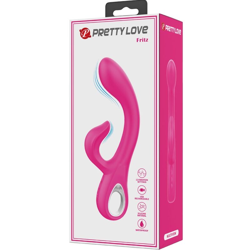 PRETTY LOVE - FRITZ RABBIT VIBRATOR 12 VIBRATIONS PINK - Toys "n" Us