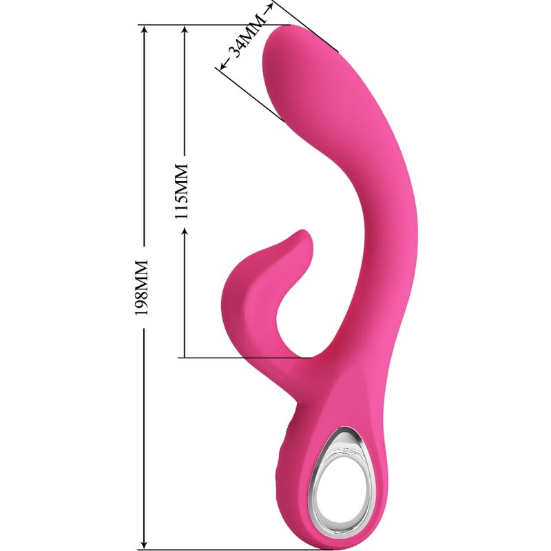 PRETTY LOVE - FRITZ RABBIT VIBRATOR 12 VIBRATIONS PINK - Toys "n" Us