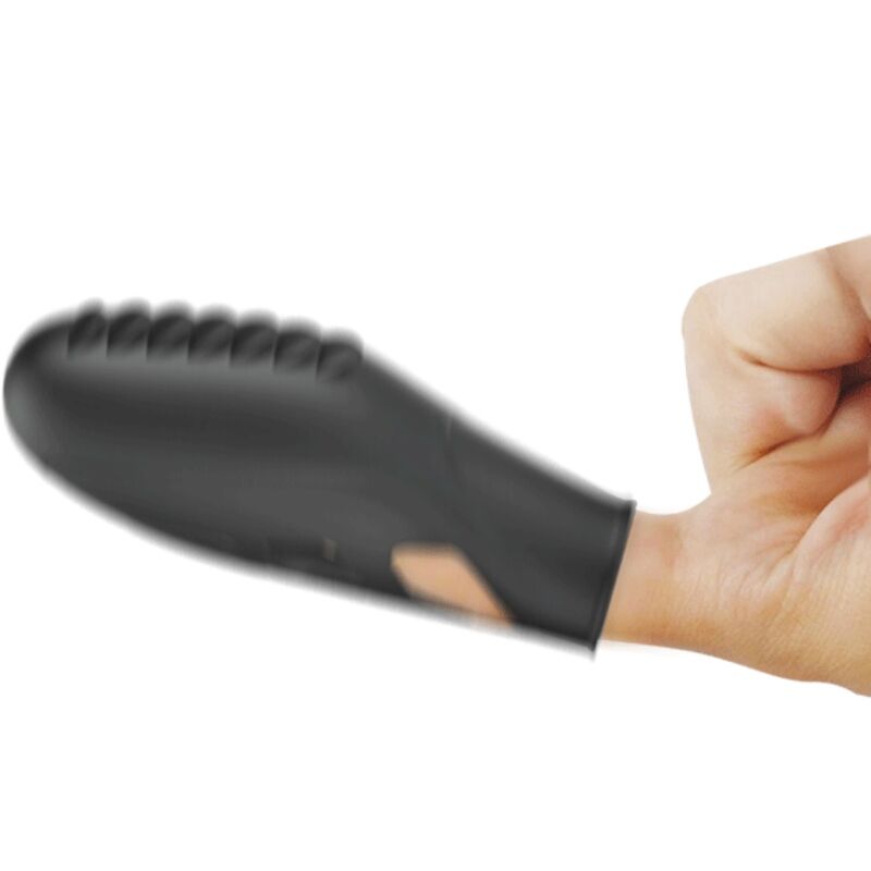 PRETTY LOVE - GILO SILICONE FINGER VIBRATOR BLACK - Toys "n" Us