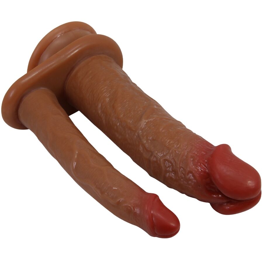 PRETTY LOVE - GORAN DOUBLE DILDO REALISTIC NATURAL MULATO - Toys "n" Us