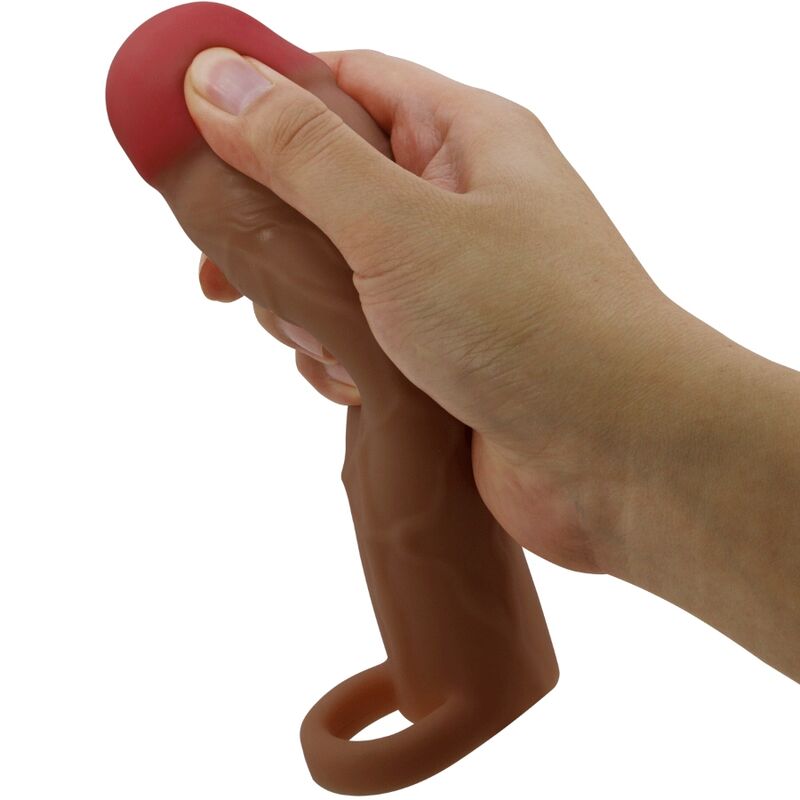 PRETTY LOVE - HANI PENIS SLEEVE WITH 5 CM EXTENSION MULATTO - Toys "n" Us