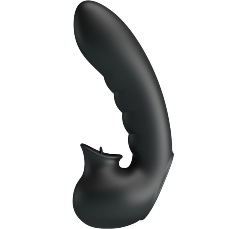 PRETTY LOVE - HOBGOBLIN VIBRATING FINGER CASE 12 VIBRATIONS + CLITORIS STIMULATOR BLACK - Toys "n" Us