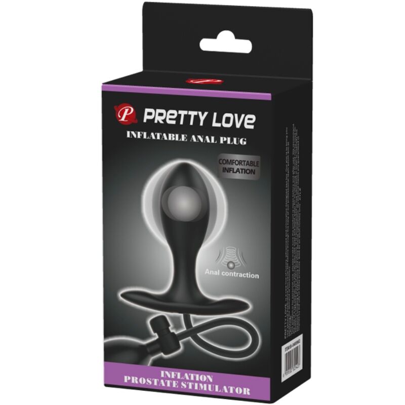 PRETTY LOVE - INFLATABLE ANAL PLUG BLACK - Toys "n" Us
