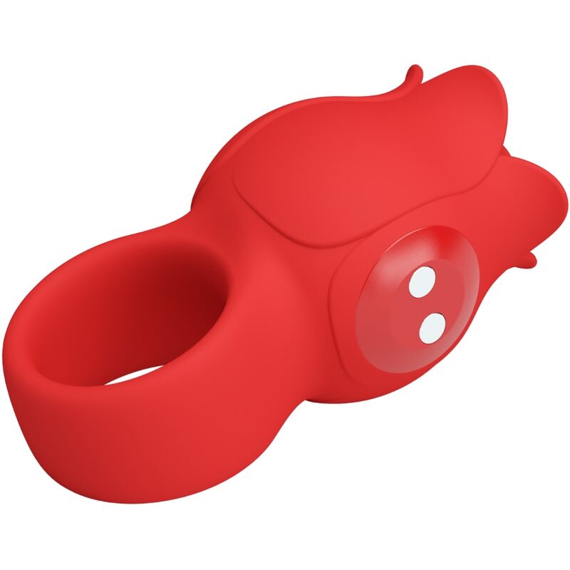 PRETTY LOVE - JAE ROSE SHAPED FINGER VIBRATOR 10 VIBRATIONS RED - Toys "n" Us
