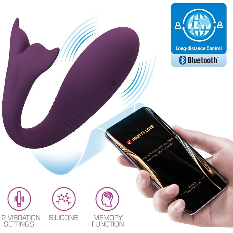 PRETTY LOVE - JAYLEEN VIBRADOR APP CONTROLE REMOTO ROXO - Toys "n" Us