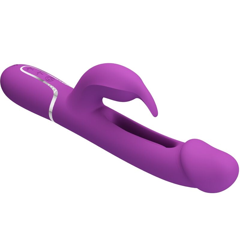 PRETTY LOVE - KAMPAS 3 IN 1 MULTIFUNCTION RABBIT VIBRATOR PURPLE - Toys "n" Us