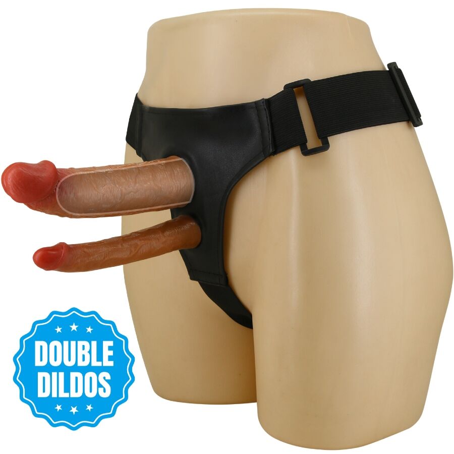 PRETTY LOVE - KEAVEN HARNESS BRIEFS UNIVERSAL & COMFORTABLE DOUBLE DILDO - Toys "n" Us