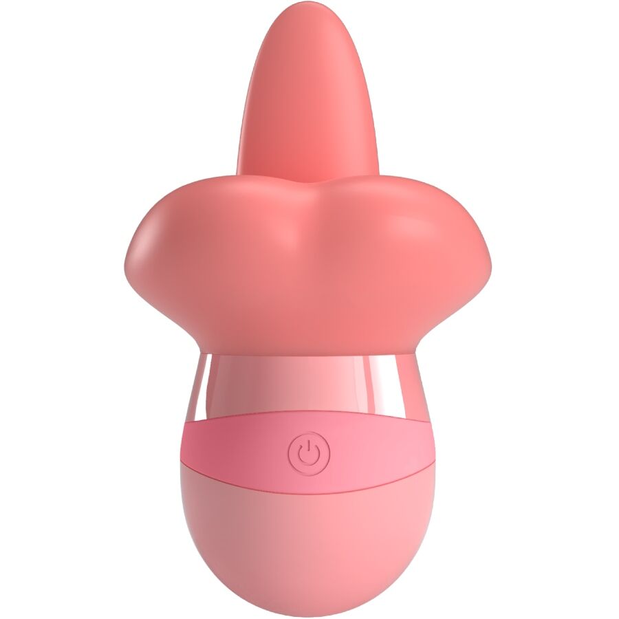 PRETTY LOVE - KYLEE TONGUE CLITORIS STIMULATOR 10 VIBRATIONS NUDE PINK - Toys "n" Us