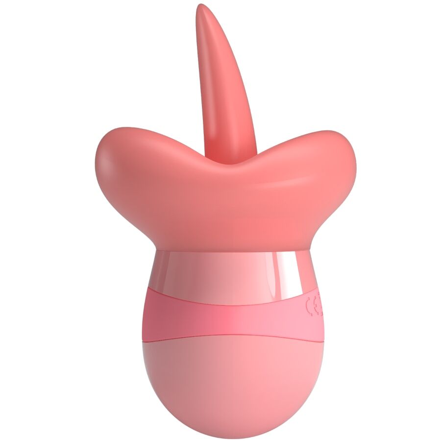 PRETTY LOVE - KYLEE TONGUE CLITORIS STIMULATOR 10 VIBRATIONS NUDE PINK - Toys "n" Us