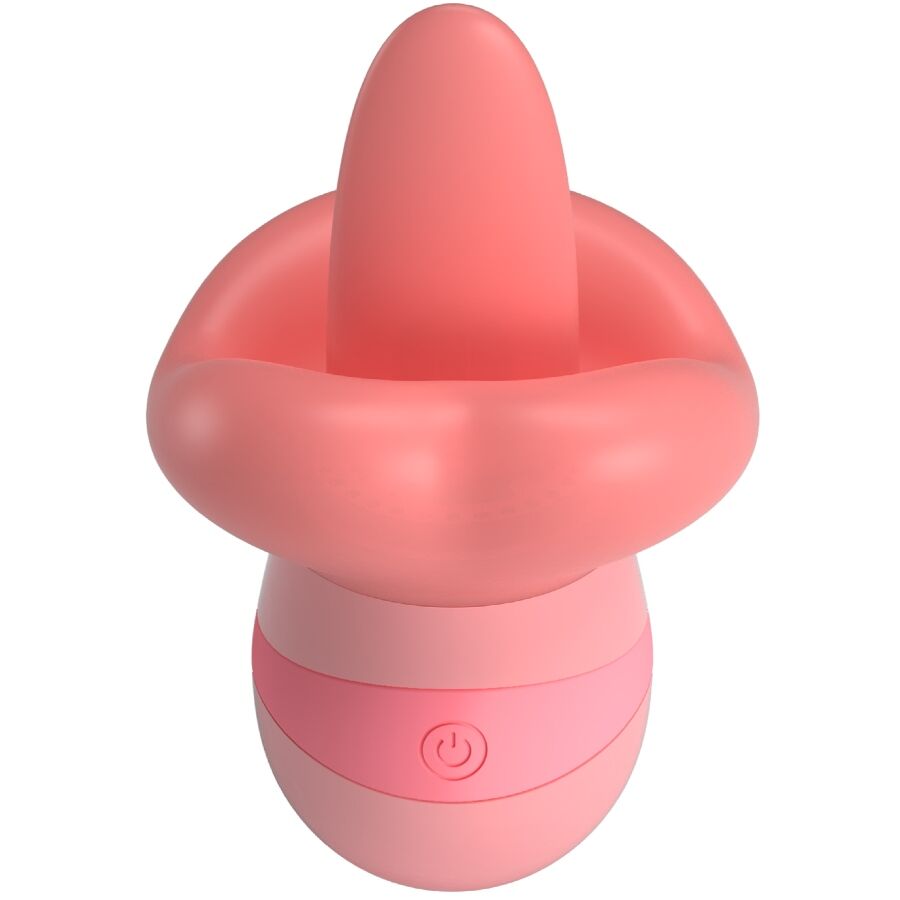 PRETTY LOVE - KYLEE TONGUE CLITORIS STIMULATOR 10 VIBRATIONS NUDE PINK - Toys "n" Us