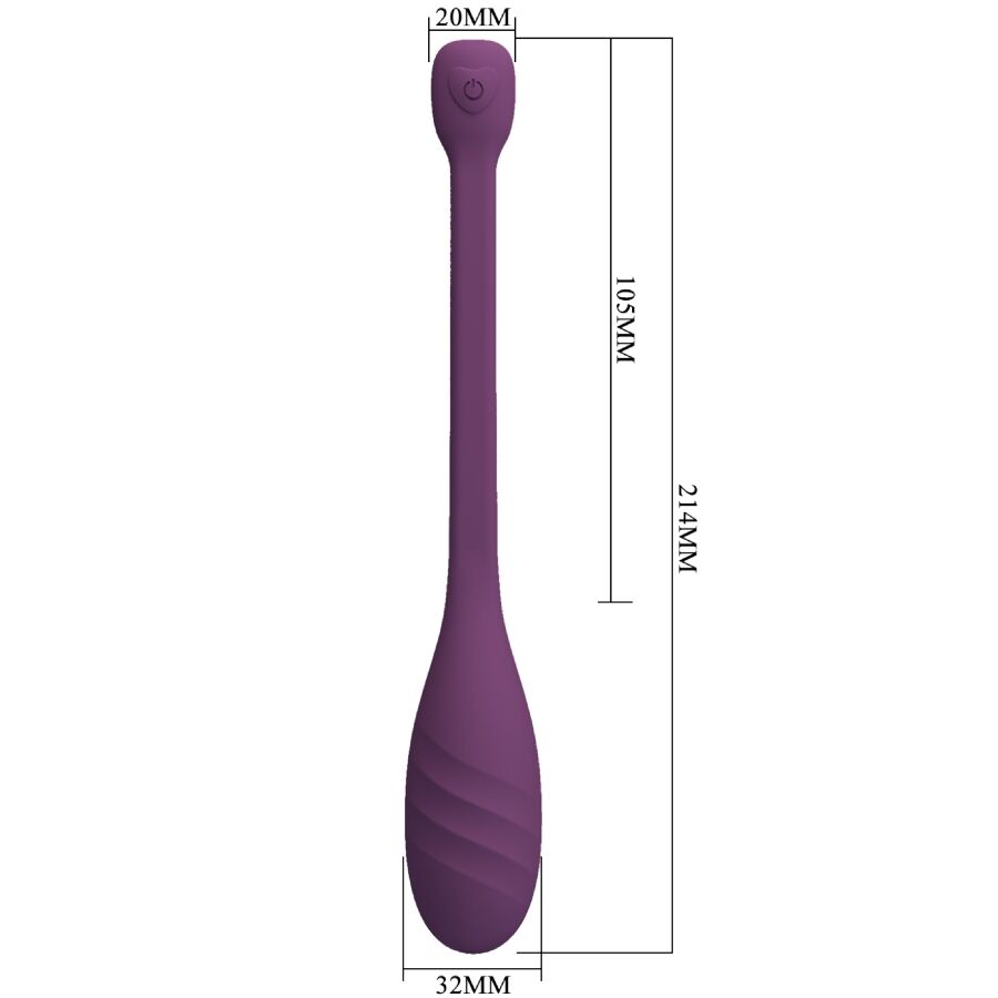 PRETTY LOVE - LEVIATHAN APP CONTROLLED VIBRATOR PURPLE - Toys "n" Us