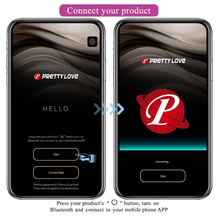 PRETTY LOVE - LEVIATHAN APP CONTROLLED VIBRATOR PURPLE - Toys "n" Us