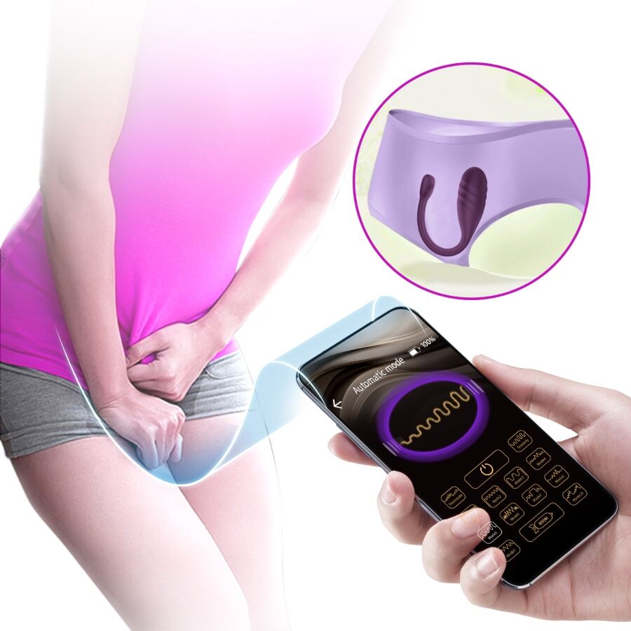 PRETTY LOVE - LEVIATHAN APP CONTROLLED VIBRATOR PURPLE - Toys "n" Us