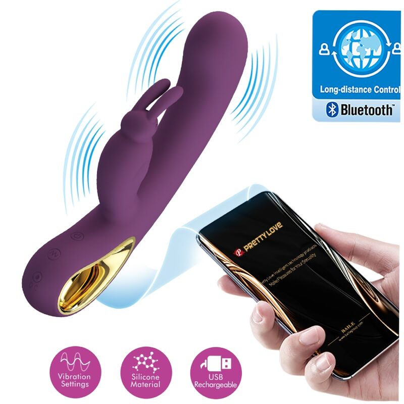 PRETTY LOVE - LIAM RABBIT VIBRATOR & G SPOT STIMULATOR PURPLE - Toys "n" Us