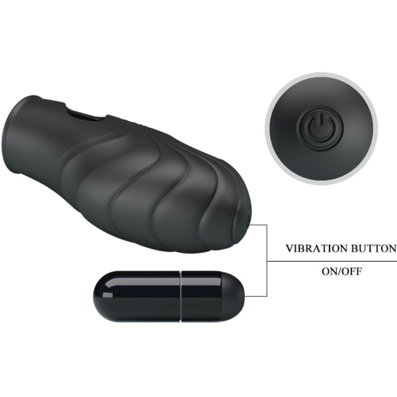 PRETTY LOVE - LICH SILICONE FINGER VIBRATOR BLACK - Toys "n" Us