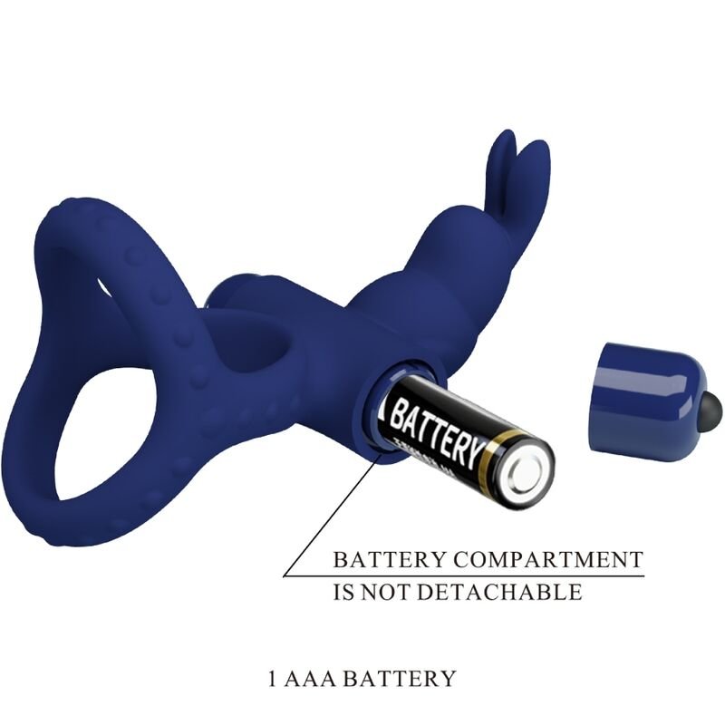 PRETTY LOVE - LUCHITO DOUBLE VIBRATING RING RABBIT BLUE - Toys "n" Us
