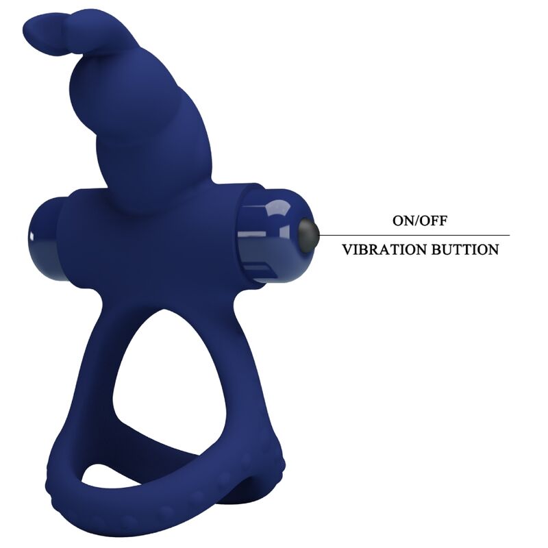 PRETTY LOVE - LUCHITO DOUBLE VIBRATING RING RABBIT BLUE - Toys "n" Us
