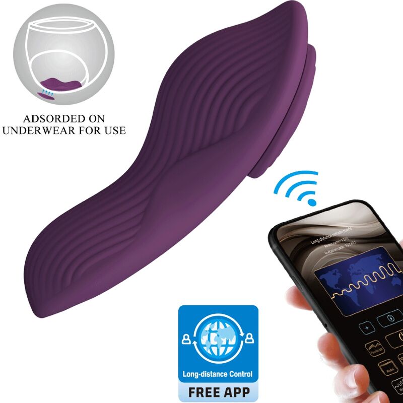 PRETTY LOVE - MANE LAY ON CLITORIS MASSAGER 10 VIBRATIONS REMOTE CONTROL PURPLE - Toys "n" Us