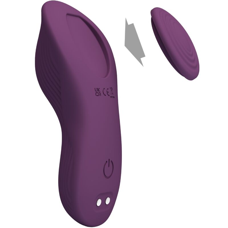 PRETTY LOVE - MANE LAY ON CLITORIS MASSAGER 10 VIBRATIONS REMOTE CONTROL PURPLE - Toys "n" Us