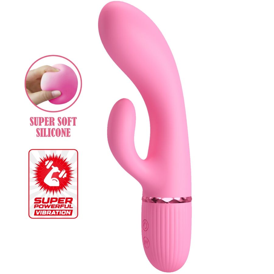 PRETTY LOVE - MARSKI RABBIT VIBRATOR & G - SPOT PINK - Toys "n" Us