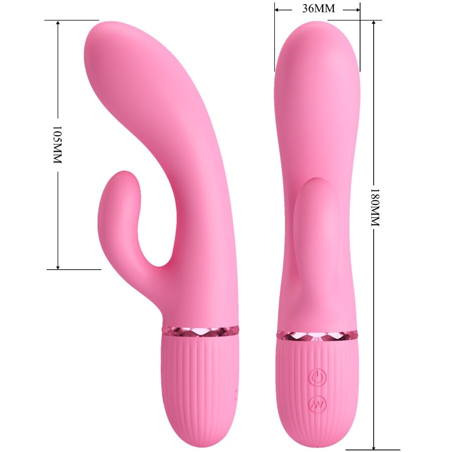 PRETTY LOVE - MARSKI RABBIT VIBRATOR & G - SPOT PINK - Toys "n" Us