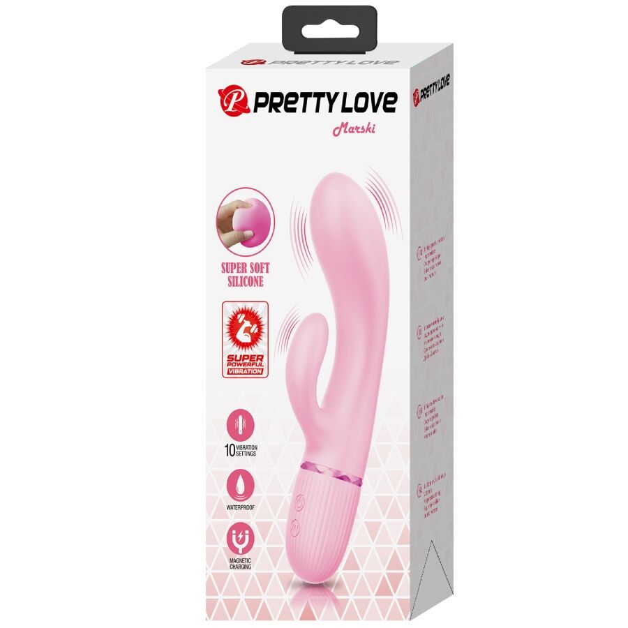PRETTY LOVE - MARSKI RABBIT VIBRATOR & G - SPOT PINK - Toys "n" Us