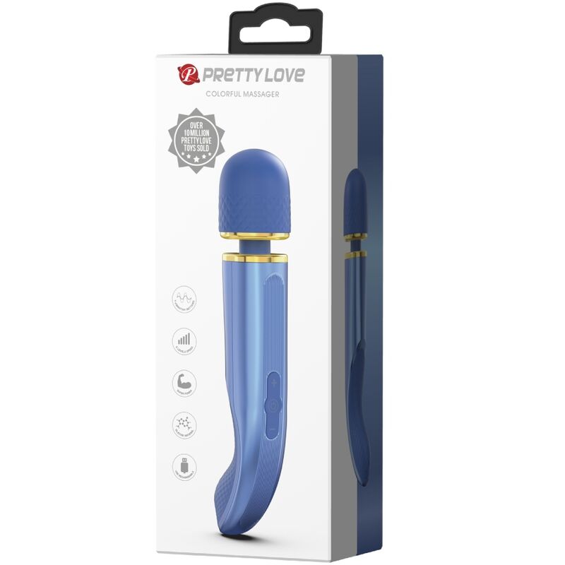 PRETTY LOVE - MASSAGER 7 MODOS DE VIBRAO AZUL - Toys "n" Us
