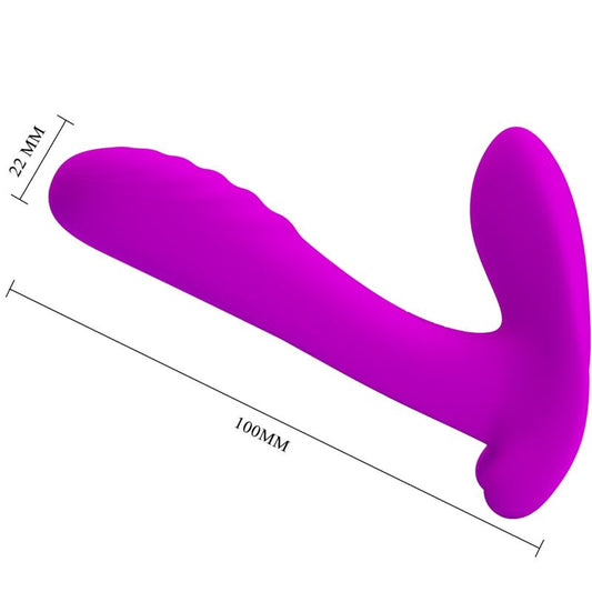 PRETTY LOVE - MASSAGER & VIBRATOR 12 VIBRATIONS REMOTE CONTROL PURPLE - Toys "n" Us