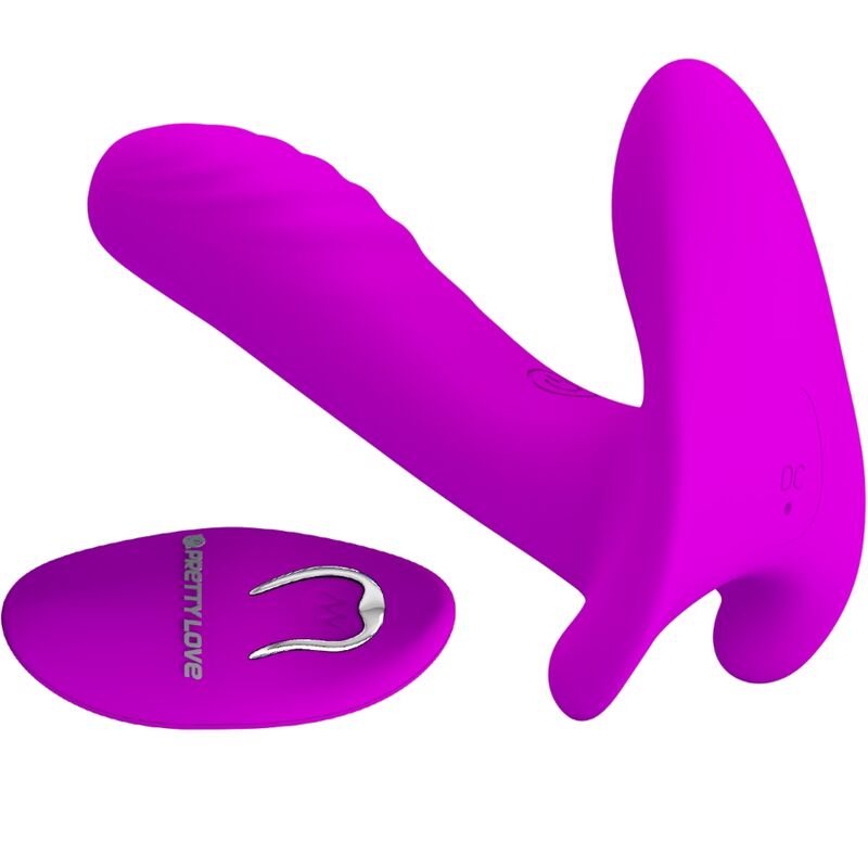 PRETTY LOVE - MASSAGER & VIBRATOR 12 VIBRATIONS REMOTE CONTROL PURPLE - Toys "n" Us