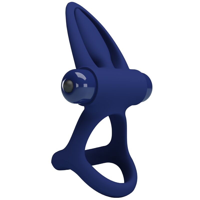 PRETTY LOVE - MAT DOUBLE RING WITH VIBRATION & STIMULATOR BLUE - Toys "n" Us