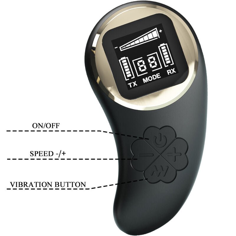 PRETTY LOVE - NATHAN DOUBLE PLEASURE VIBRATOR REMOTE CONTROL - Toys "n" Us