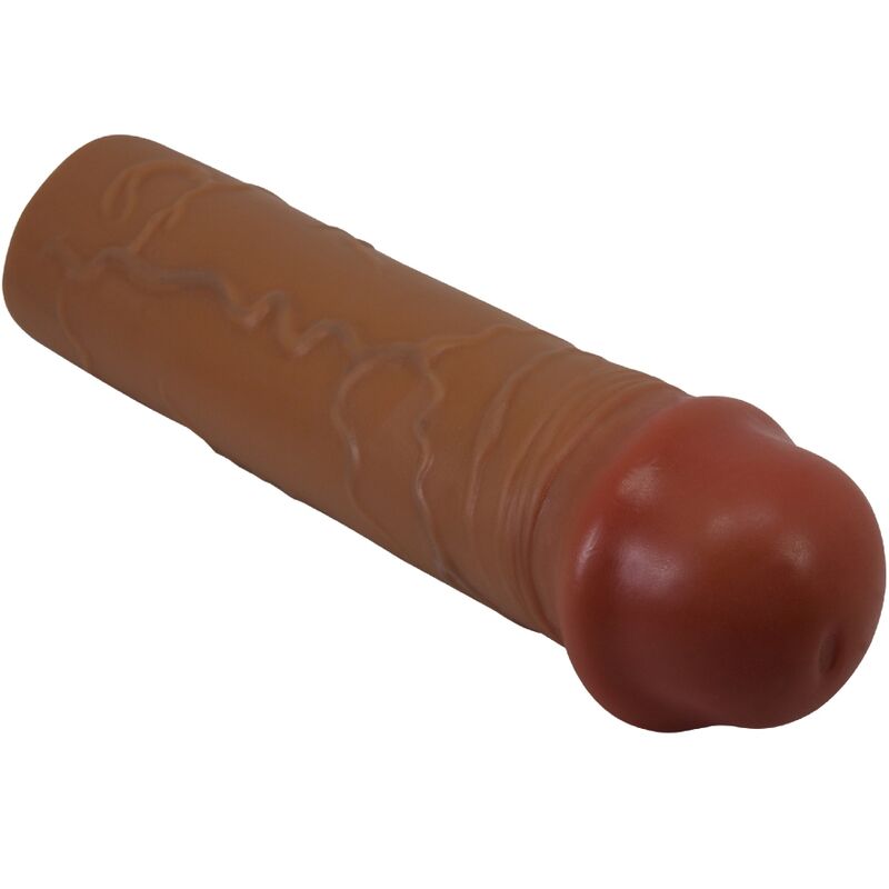 PRETTY LOVE - NILE PENIS SLEEVE WITH 2.5 CM EXTENSION MULATTO - Toys "n" Us