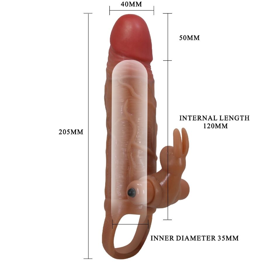 PRETTY LOVE - OSMAR PENIS SLEEVE + VIBRATING CLITORIS STIMULATOR - Toys "n" Us