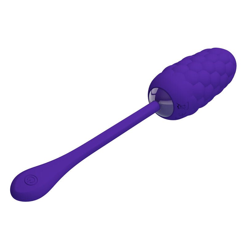 PRETTY LOVE - OVO VIBRANTE COM TEXTURA MARINHA RECARREGVEL ROXA - Toys "n" Us