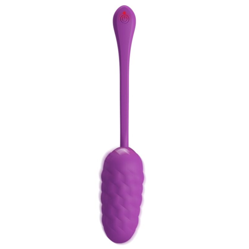 PRETTY LOVE - OVO VIBRANTE COM TEXTURA MARINHA RECARREGVEL ROXA - Toys "n" Us