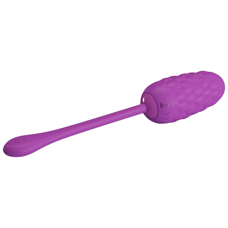 PRETTY LOVE - OVO VIBRANTE COM TEXTURA MARINHA RECARREGVEL ROXA - Toys "n" Us