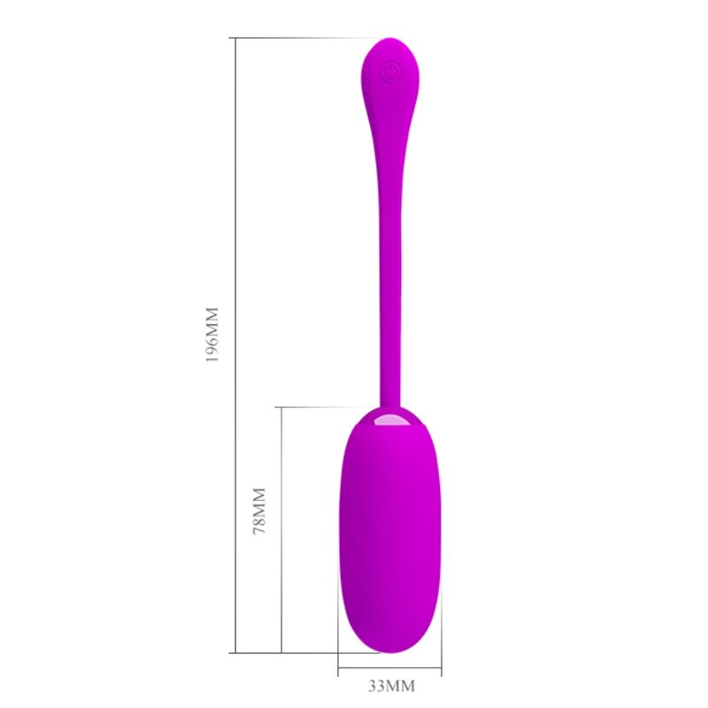 PRETTY LOVE - OVO VIBRANTE RECARREGVEL IMPERMEVEL JULIUS ROXO - Toys "n" Us
